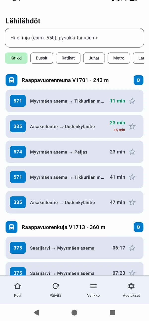 Lähilähdöt